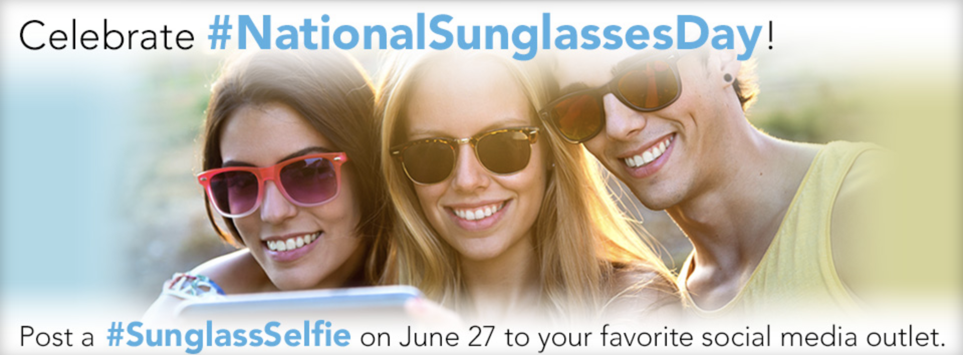 Celebrate National Sunglasses Day