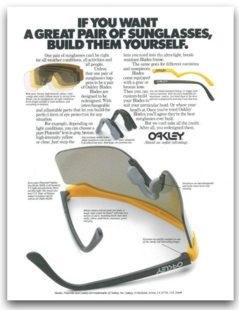 Oakley Blades ad