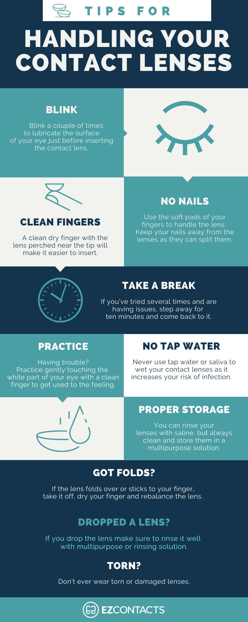 handling your contacts - infographic