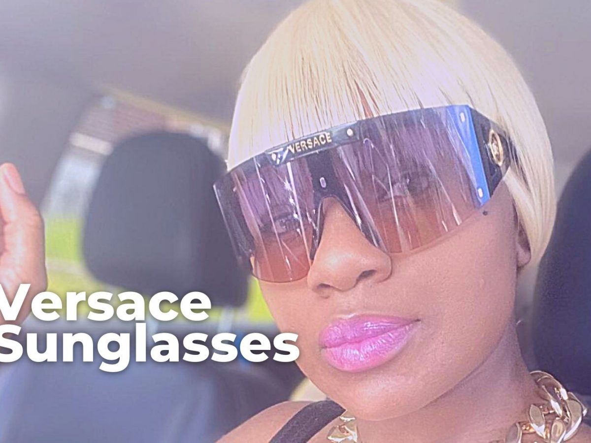 Versace Eyewear logo-plaque cat-eye Sunglasses - Farfetch