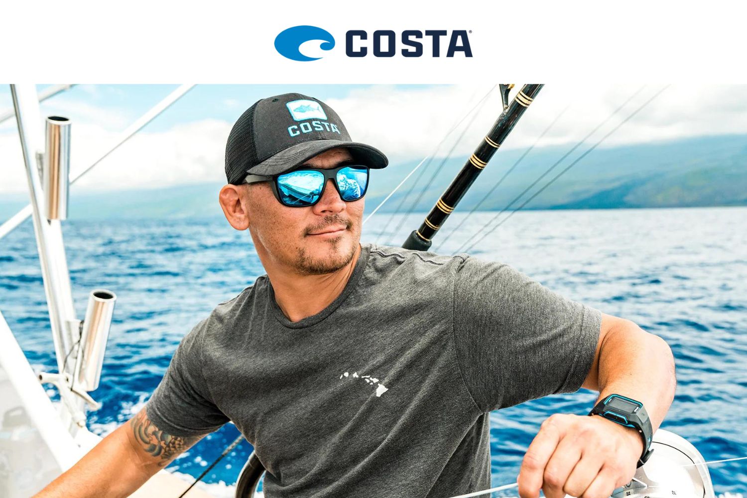 Costa Del Mar Fishing Sunglasses in Fishing Clothing