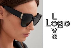 Logo love sunglasses