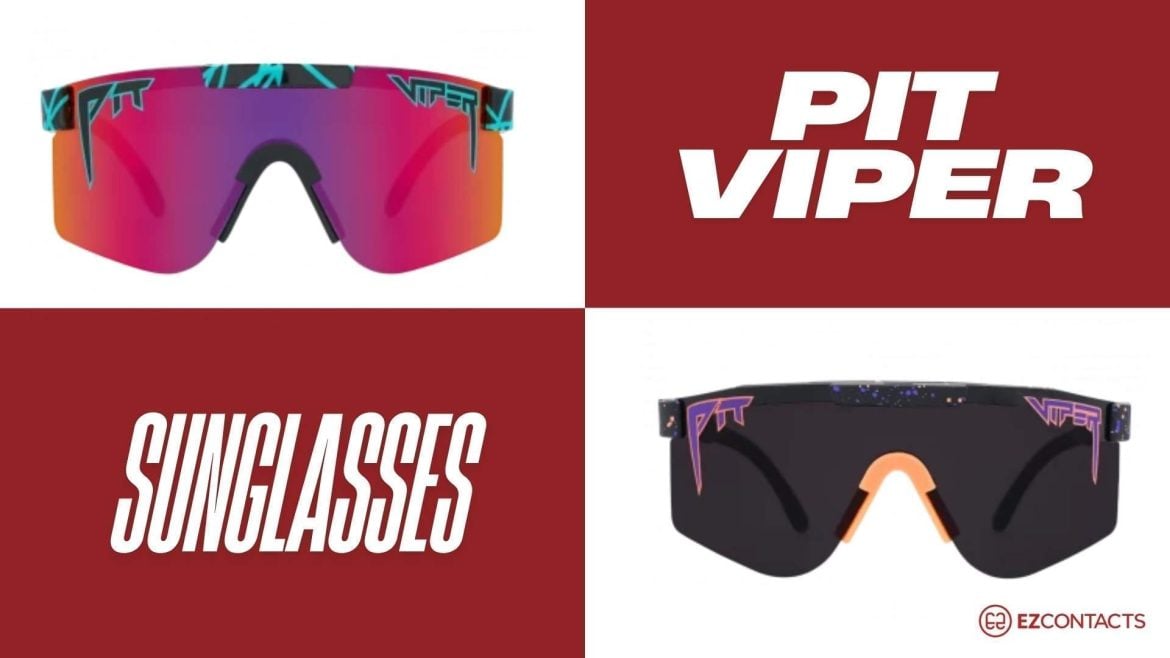 Two styles of Pit Viper sunglasses at EZContacts.com