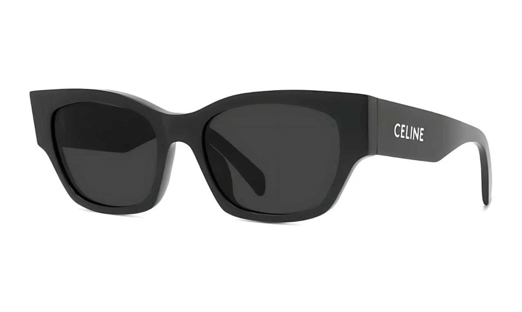 CELINE Monochroms CL40197U cat-eye sunglasses in Shiny Black